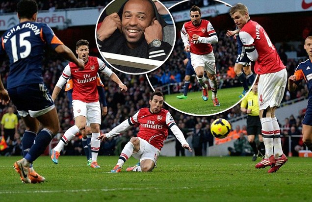 Cazorla, Dua Golnya Jaga Posisi Arsenal di Puncak Klasemen